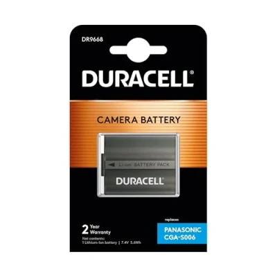 Immagine di Duracell CGA S006 batteria ricaricabile fotocamera sostituisce la originale (camera) CGR S006E/1B, S006E, S006, DMW BMA7 7.4 V 700