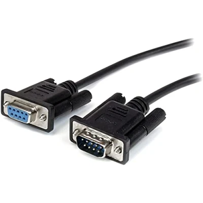 Immagine di StarTech.com Cavo seriale diretto RS232 DB9 1m nero, M/F