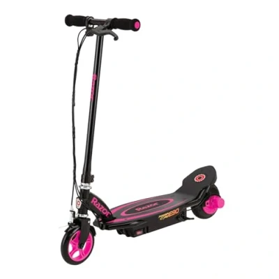 Immagine di Razor Power Core E90 Scooter elettrico con motore a mozzo, acceleratore pulsante, per bambini da 8 anni in su