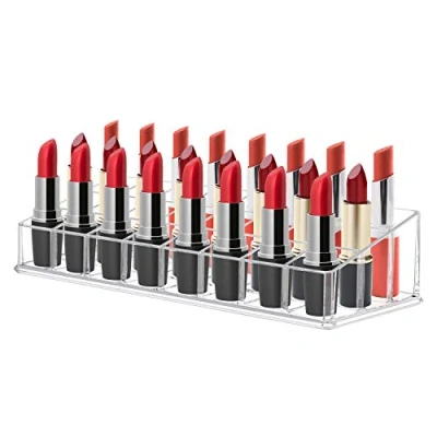 Immagine di Comius Sharp Porta Trucchi Organizer per Rossetto, 24 Posti Contenitore Organiser Trasparente Rossetto Organizzatore Display Holder