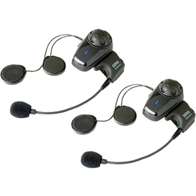 Immagine di Sena SMH10D 10 Auricolare e Interfono Bluetooth per Moto, Confezione Doppia, 2 pezzi