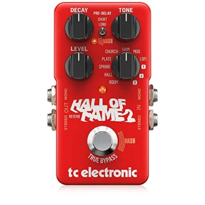 Immagine di TC Electronic HALL OF FAME 2 REVERB Iconico pedale riverbero con interruttore a MASH ed effetto Shimmer