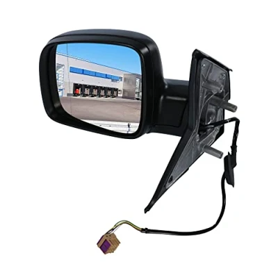 Immagine di BESTPRICE 1x Specchio retrovisore esterno elettrico riscaldato lato sinistro asferico Compatibile con VW MULTIVAN T5, TRANSPORTER T5