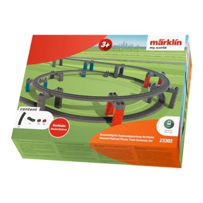 Immagine di Märklin World 23302 Kit di espansione binari in plastica ferrovia sopraelevata H0