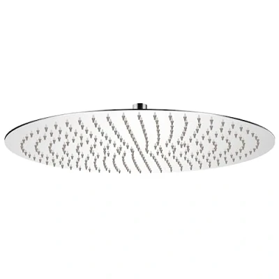 Immagine di vidaXL Soffione in Acciaio Inox Miscelatore Pioggia 50 cm Rotondo Testa Doccia