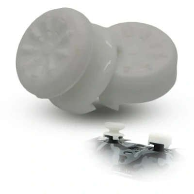 Immagine di MatoSan® 2 tappi per Controller rialzati 7 mm e 11 di precisione Grip Aim Assist PS5 PS4 Accessori Sticks Joystick Stick (bianco)