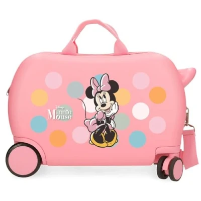 Immagine di Disney Valigia per bambini rigida Chiusura a combinazione Laterale 4 ruote Bagagli Mano è realizzato in ABS, un materiale rigido e leggero., Civetta,