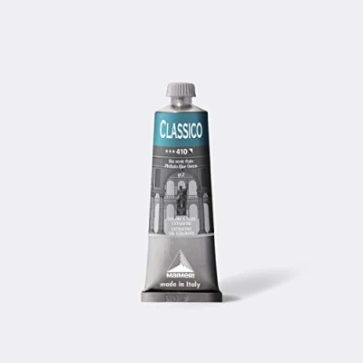 Immagine di Maimeri CLASSICO 60 ml, Extra feine Künstlerölfarbe, Farbton Phthaloblaugrün