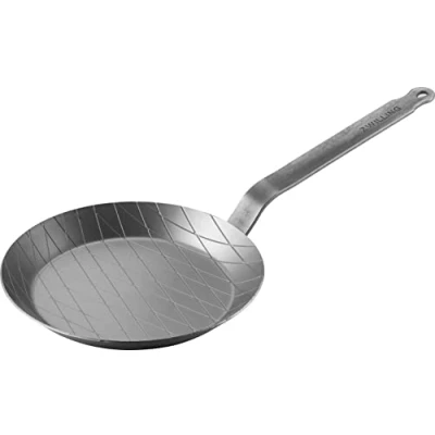 Immagine di ZWILLING FORGE Padella in ferro, robusto fondo ferro con motivo a rombi, Ø24cm, Argento