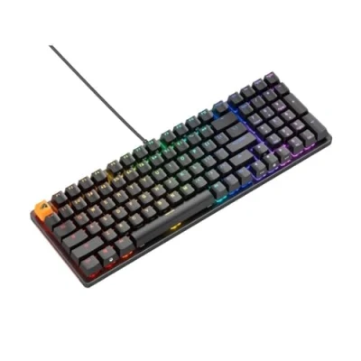 Immagine di Glorious gaming GMMK 2 Full Size (96%) Tastiera da meccanica, struttura in alluminio, personalizzabile, tasti a doppia iniezione, Fox Switches, RGB, layout QWERTY americano Nero