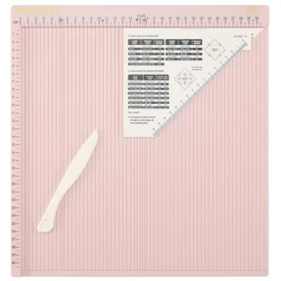 Immagine di Vaessen Creative Scoring Board Score Easy cm in Rosa con Osso Piega Guida per la Creazione di Biglietti e Progetti Creativi Carta, 30,5 x
