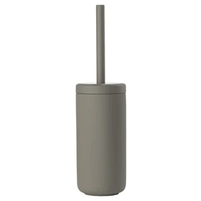 Immagine di Zone Denmark Spazzola WC Ume 10 x 38,7 cm Ordinato Design giapponese ELEGANTE Taglio interno per drenaggio ́ Tortora