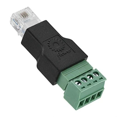 Immagine di Dingln Vite Adattatore Terminale, Connettore, Ethernet Connettore RJ11 6P4C Maschio A 4 Pin Terminali per Modem