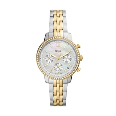 Immagine di Fossil Neutra Cronografo silvercoloured, Donna, Taglia: One Size, Silver coloured