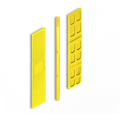Immagine di DOJA BARCELONA Spessori in Plastica 4mm Ferma Finestra Giallo 300 Pezzi Cunei per Distanziare Oggetti come Finestre, Porte, Mobili Zeppe di Blocchi Distanziatori