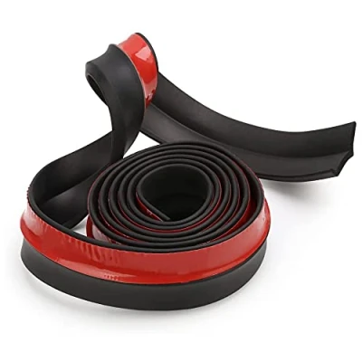 Immagine di Protezione Paraurti per Auto, Striscia di Gomma, Spoiler Anteriore Gomma Strisce, 2.5m Universale Dell&#039;auto Adesivo, e Posteriore