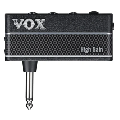 Immagine di VOX AMPLUG 3 HIGH GAIN, Amplificatore per Chitarra Elettrica, a Batteria, Ispirato al 5150, Effetti Stereo Chorus/Delay/Reverb, Controlli di Gain/Tone/Volume