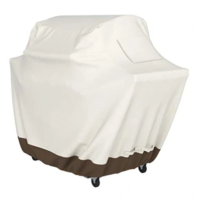 Immagine di Amazon Basics Copertura per barbecue, misura L, Beige, marrone chiaro