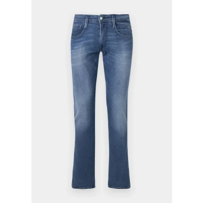 Immagine di Replay Jeans Anbass Slim Fit da Uomo con Power Stretch, Blu (Medium Blue 009), W36 x L30