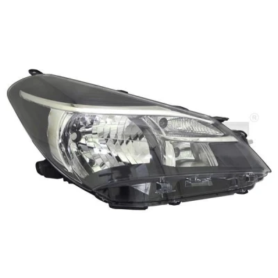 Immagine di TYC 20 15517 15 2 Fari Dx H4, W21/5W con luce guida diurna per veicolo circolazione senza motore elettrico TOYOTA: Yaris III Hatchback