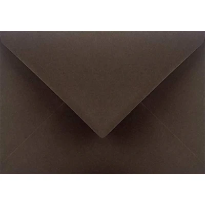 Immagine di Netuno 100 buste lettera colorate marrone scuro formato C5 162x 229 mm 115g Sirio Color Cacao da lettere grandi inviti partecipazioni auguri biglietti matrimonio compleanno