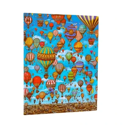 Immagine di Paperblanks Festival delle Mongolfiere Pierre Detective Flexi a copertina morbida Ultra Righe Chiusura con Fascia Elastica 176 Pg 100 GSM
