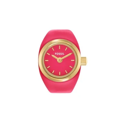 Immagine di FOSSIL Orologio Ring da donna, movimento al quarzo a due lancette con cinturino in acciaio inossidabile, Rosa e oro Tono, 15 mm
