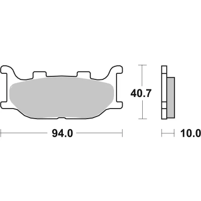 Immagine di TRW Organic Allround MCB666 Kit pastiglie freno