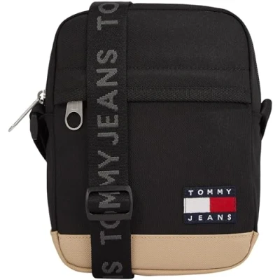 Immagine di Tommy Jeans Daily Squared Reporter Borsa a tracolla, Uomo, Taglia: One Size, Black