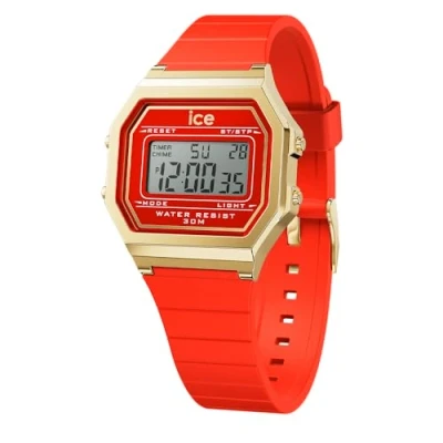 Immagine di Ice Watch Digit Retro Orologio digitale, Donna, Taglia: Small, Red passion s