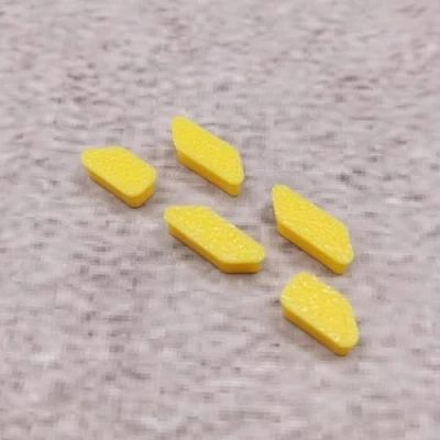 Immagine di ULEIVA Tasti di ricambio 5 X Bottone Giallo compatibile con Garmin Edge 520 Button GPS Ciclocomputer (giallo)
