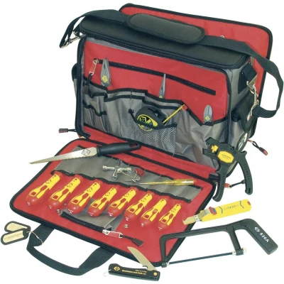 Immagine di C.K T1630 FKIT Borsa porta utensili con contenuto 18 parti Elettricisti