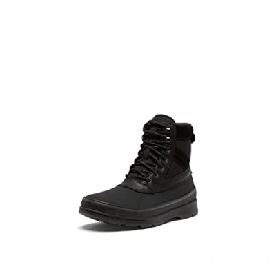 Immagine di Sorel Ankeny II BOOT WP Stivaletti stringati, Uomo, Taglia: 42.5, Black/jet Pelle e tessuto