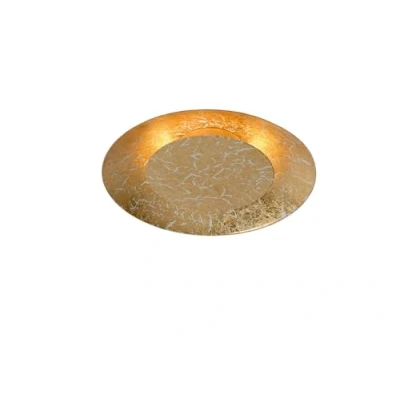 Immagine di Lucide foskal Lampada da soffitto Diametro 34,5 cm LED 1 X 12 W 2700 K Ottone 01, Metallo, Brass Integriert 6 wattsW 230 voltsV