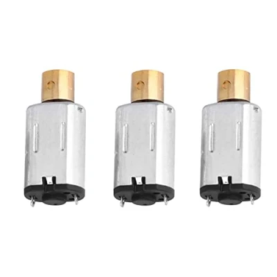 Immagine di motore a vibrazione 3Pcs DC1.5 6V 10000 RPM con ruota eccentrica in ottone, Micro DC per strumenti di bellezza e massaggiatori