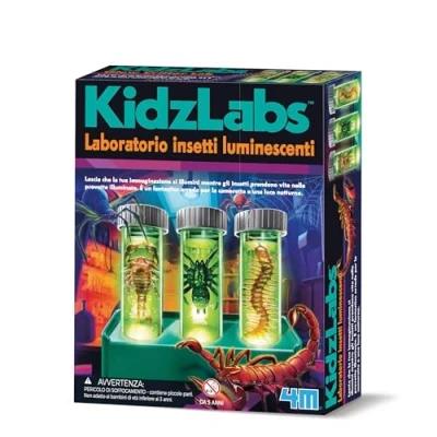 Immagine di KidzLabs Glow Critter Lab, Creepy Crawlies prendono vita, provette illuminate, progetto scientifico e luce notturna per bambini dai 5 anni in su