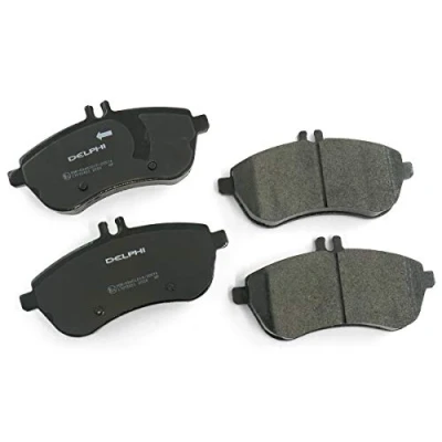Immagine di DELPHI LP2028 Kit pastiglie freno Predisposto per contatto segnalazione usura con lamierino anticigolío accessori MERCEDES BENZ: Classe C Sedan