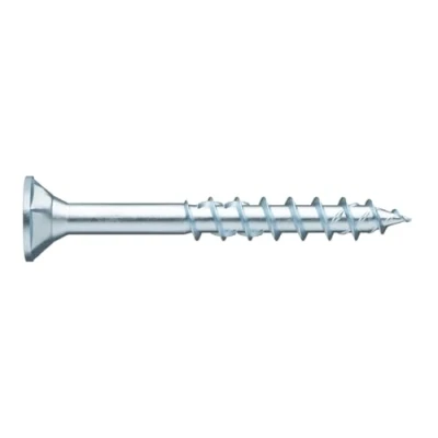 Immagine di Würth ASSY 4 CSMP Viti per truciolato 5 x 100 mm, confezione da pezzi, in acciaio zincato, passivato, filettatura parziale, testa a svasatura, RW 20 nuova generazione