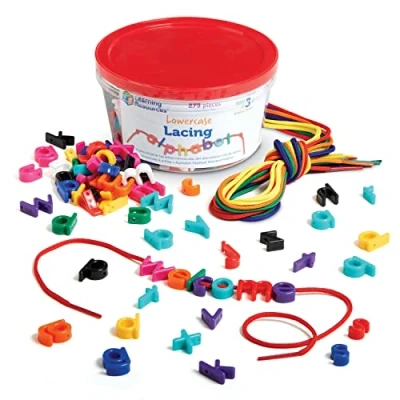 Immagine di Learning Resources Alfabeto con lettere minuscole da infilare