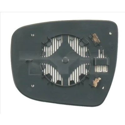Immagine di TYC 324 0180 1 Vetro Specchio Retrovisore Sx NISSAN: Juke, Qashqai 2, X Trail