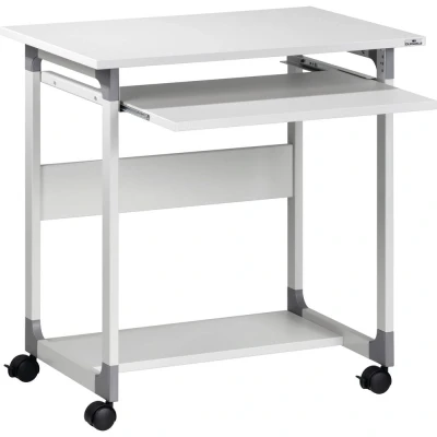 Immagine di Durable Carrello per computer con rulli, Regolabile in altezza Range Altezza: 550 fino a 630 mm (L x P) 750 534 Grigio SYSTEM 75 FH 379610