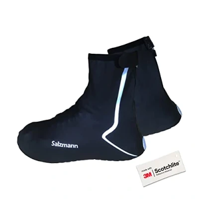 Immagine di Salzmann 3M Copriscarpe da Ciclismo Impermeabile rifrangenti per Ciclisti Realizzati con Scotchlite