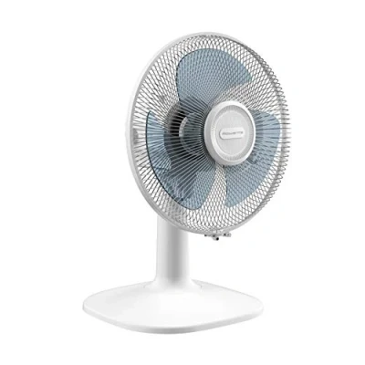 Immagine di Rowenta Essential +, Ventilatore da Tavolo, 3 Velocità Regolabili, Silenzioso, Design compatto, Oscillazione 120, Flusso d’aria mx 34 m3/min, VU2330