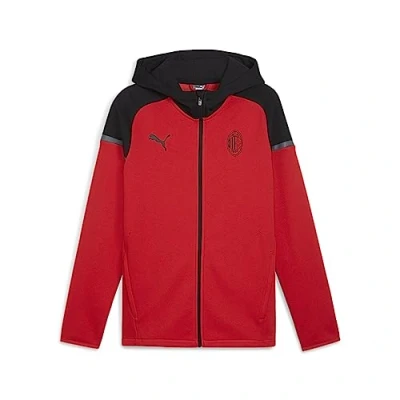 Immagine di Puma AC Milan Casuals Hooded Squadra For all time red black, Uomo, Taglia: Large, black