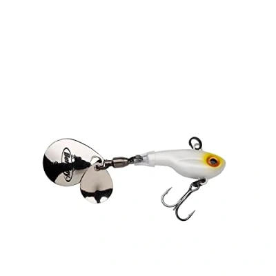Immagine di Berkley Pulse Spintail Jig Lure con lama Spinner &amp; Fusion Treble Hook Esca dura per pesce persico, trota, luccio, 5 g, 7 cm