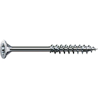Immagine di SPAX T TAR plus 191011001805 Viti per costruzioni in legno, a testa svasata, filettatura parziale, 4CUT, WIROX A3J, 50 pezzi, 10,0 x 180 mm