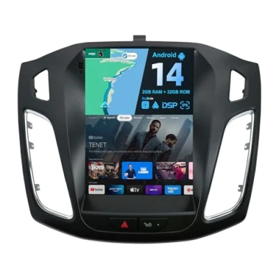 Immagine di JOYX Android 13 IPS Autoradio Per Ford Focus (2009 2014) 2G+32G Senza fili CarPlay + Auto GRATUITI Camera DAB Volante Fast Boot DSP 4G Bluetooth WIFI Split Screen 9.7 Pollici 2 Din