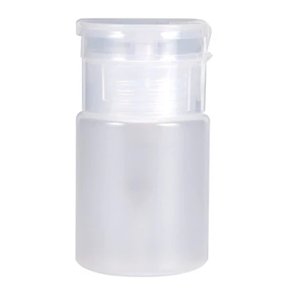 Immagine di bottiglia per dispenser unghie, pompa detergente di plastica vuota solvente liquido smalto trasparente 60ML(bianco)