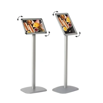 Immagine di Supporto per informazioni in formato A4 (210 x 297 mm), alluminio, colore: Argento