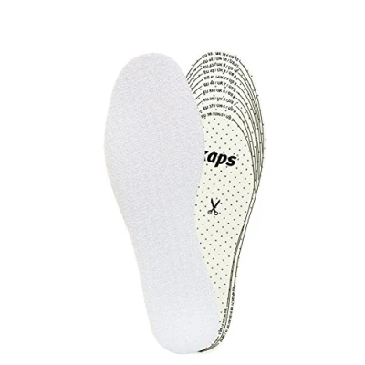 Immagine di Kaps Frotte Suole per Adulti Unisex Calzature Scarpe Estive Suolette con Inserti che Permettono di Stare Senza Calze, Tagliabili, Taglia Unica Spugna Assorbe il Sudore